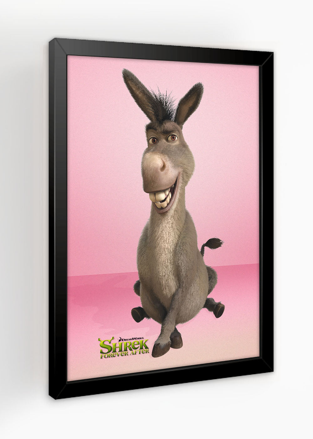 Quadro Decorativo O melhor amigo do shrek - Com vidro