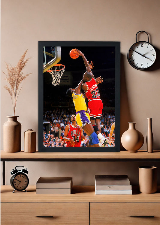 Quadro Michael Jordan Chicago Bulls - Com vidro