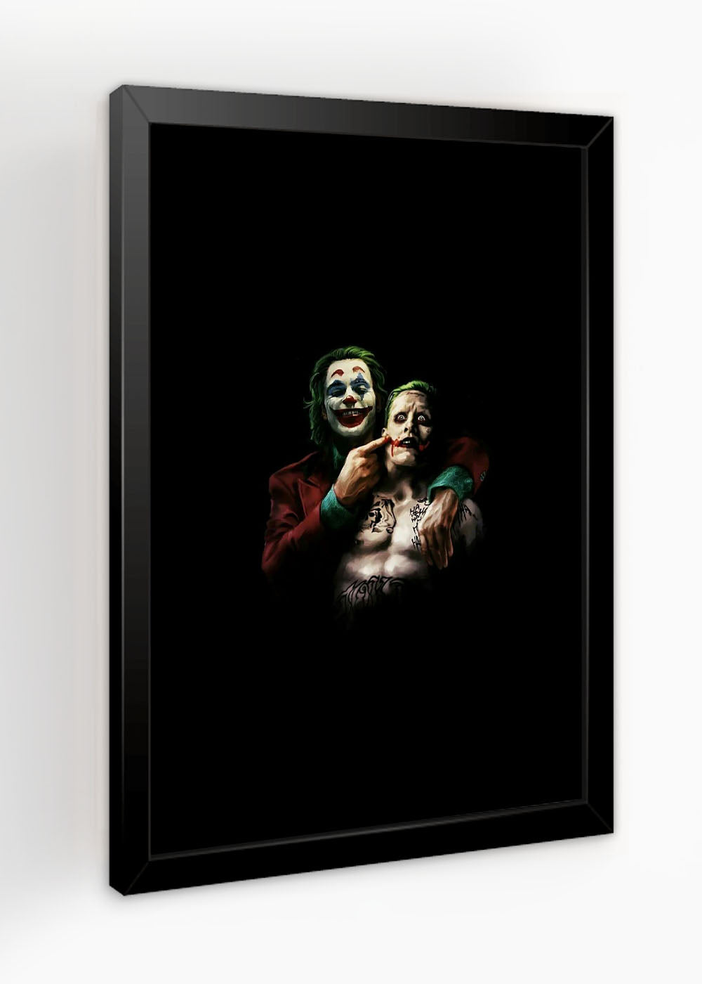 Quadro Decorativo Coringa x Coringa DC - Com vidro