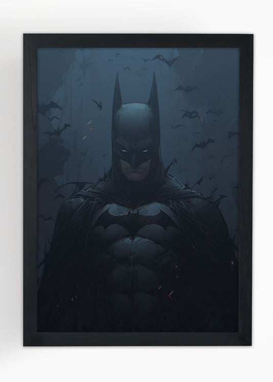 Quadro Decorativo Batman - DC - Com vidro