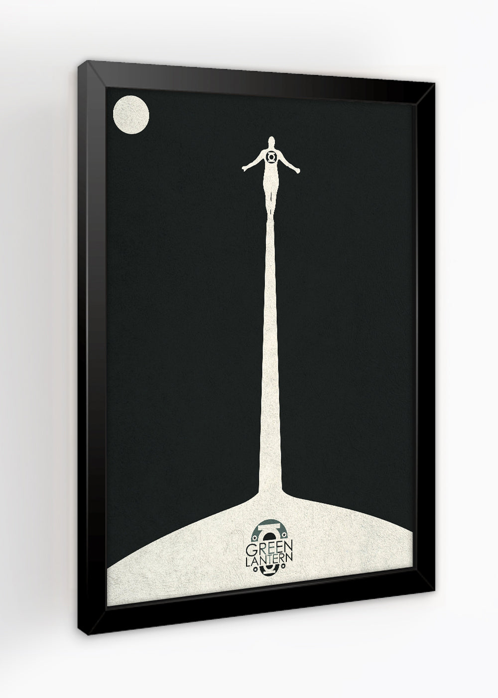 Quadro Decorativo Lanterna verde - Com vidro