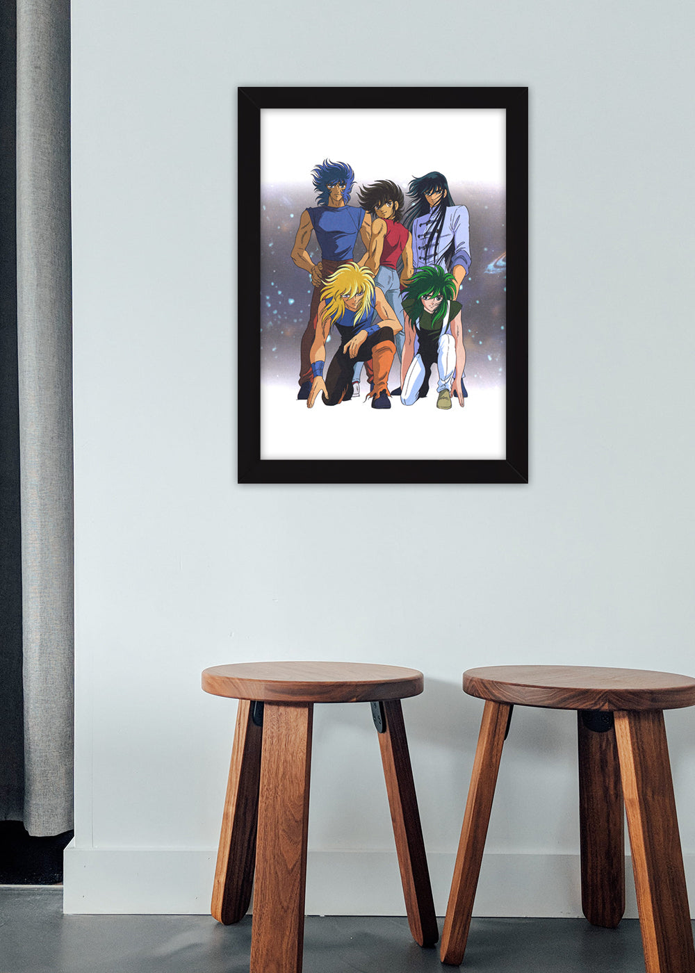 Quadro Anime Os Cavaleiros do Zodiaco - Com vidro