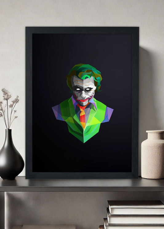 Quadro Decorativo Coringa - DC - Com vidro