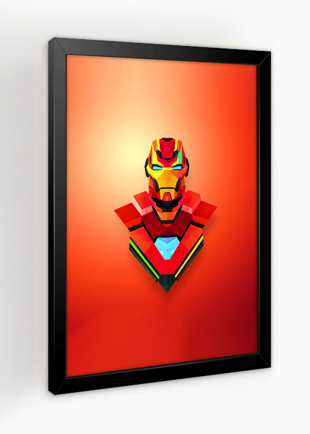 Quadro Homem de Ferro arte - Com vidro