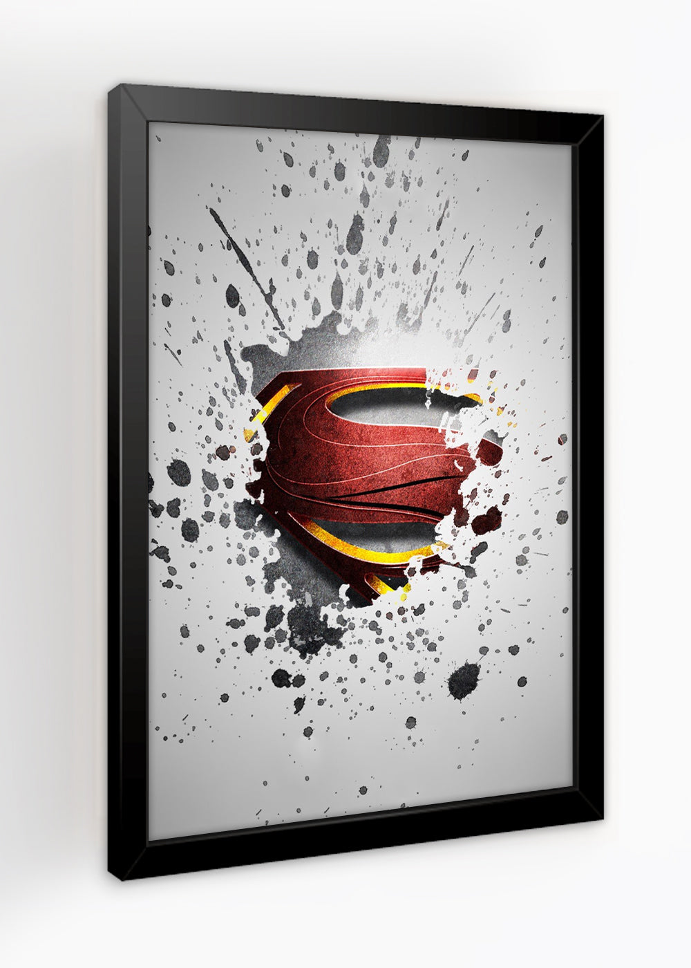 Quadro Decorativo Super man - Com vidro