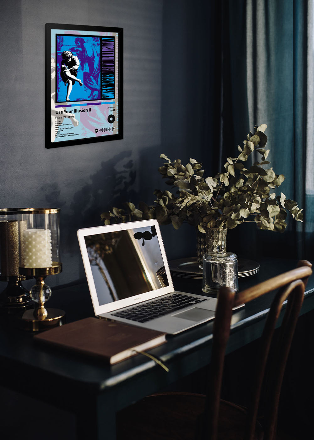 Quadro Use Your Illusion II - Guns 'N Roses - Com vidro