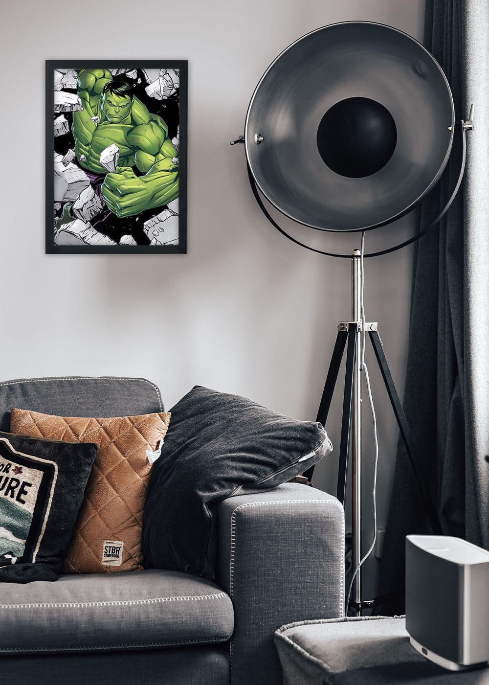 Quadro O incrivel hulk - Com vidro