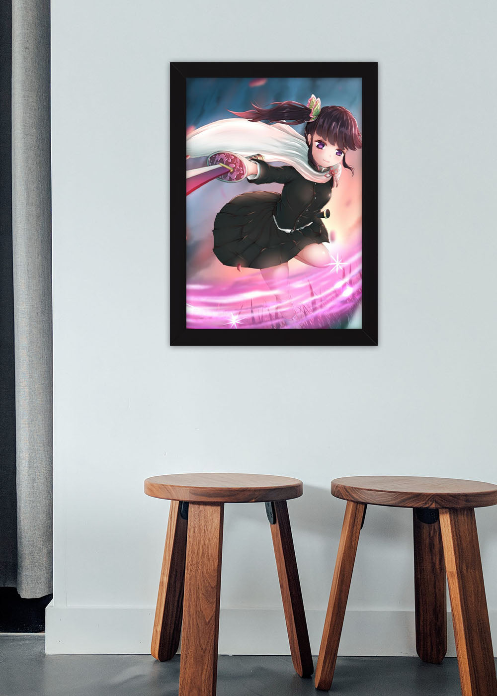 Quadro Decorativo Demon Slayer - Tsuguko - Com vidro