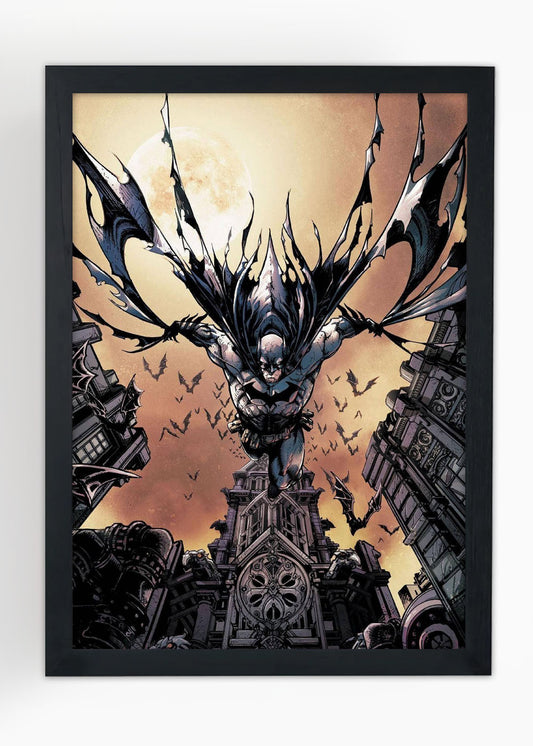 Quadro Decorativo Batman - DC - Com vidro