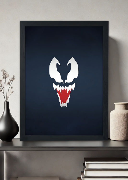 Quadro Decorativo Venom - Com vidro