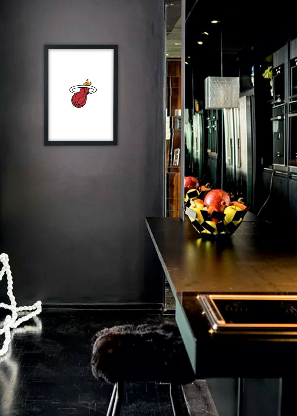 Quadro Miami Heat - Com vidro