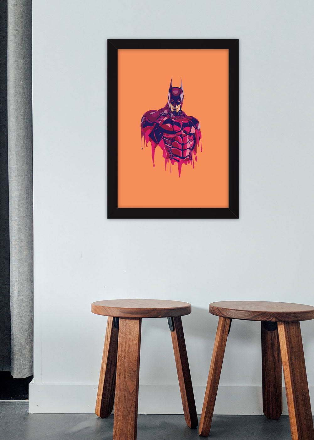 Quadro Decorativo Batman - DC - Com vidro