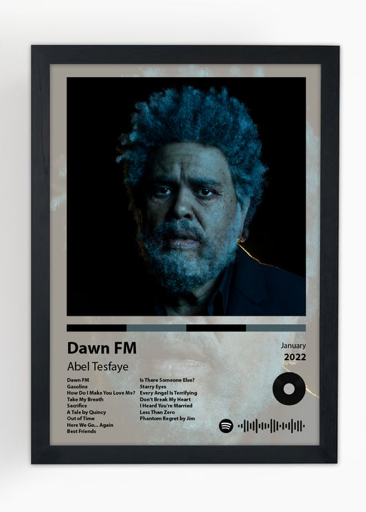 Quadro Decorativo Dawn FM - The Weeknd