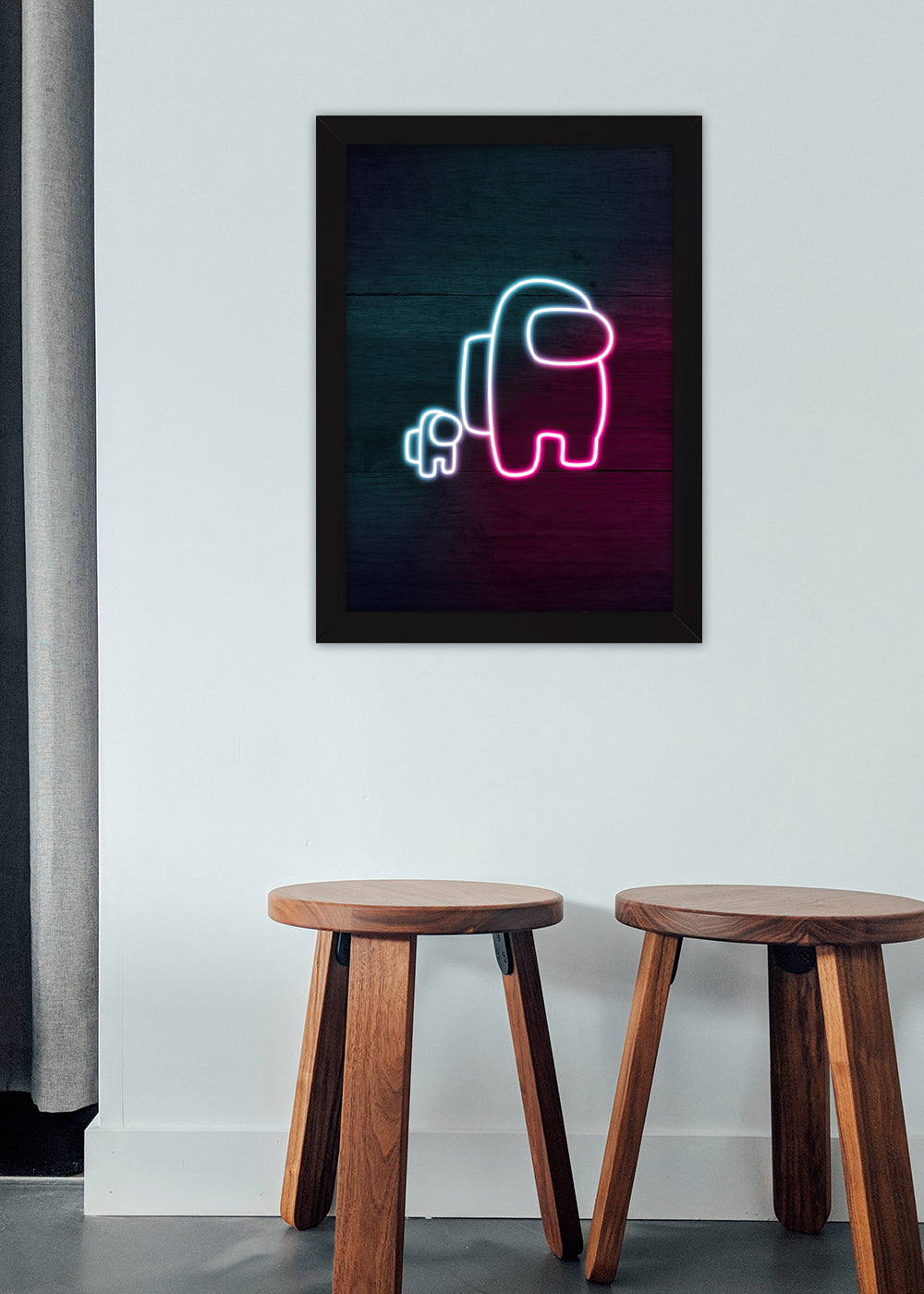 Quadro Decorativo Among Us - Com vidro