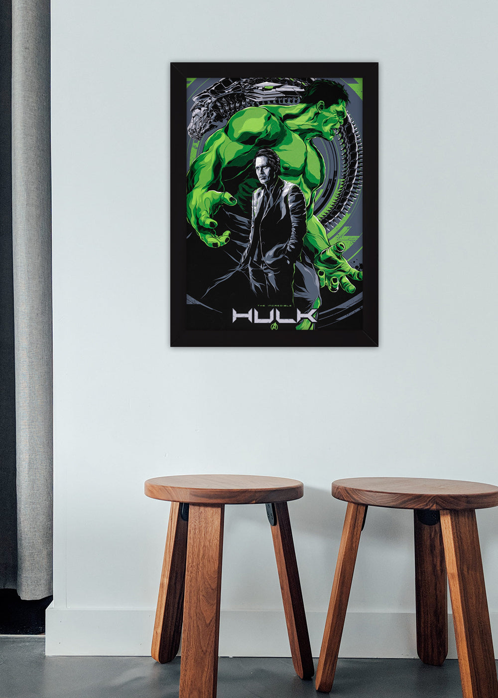 Quadro Ken Taylor | The Avengers: Hulk - Com vidro
