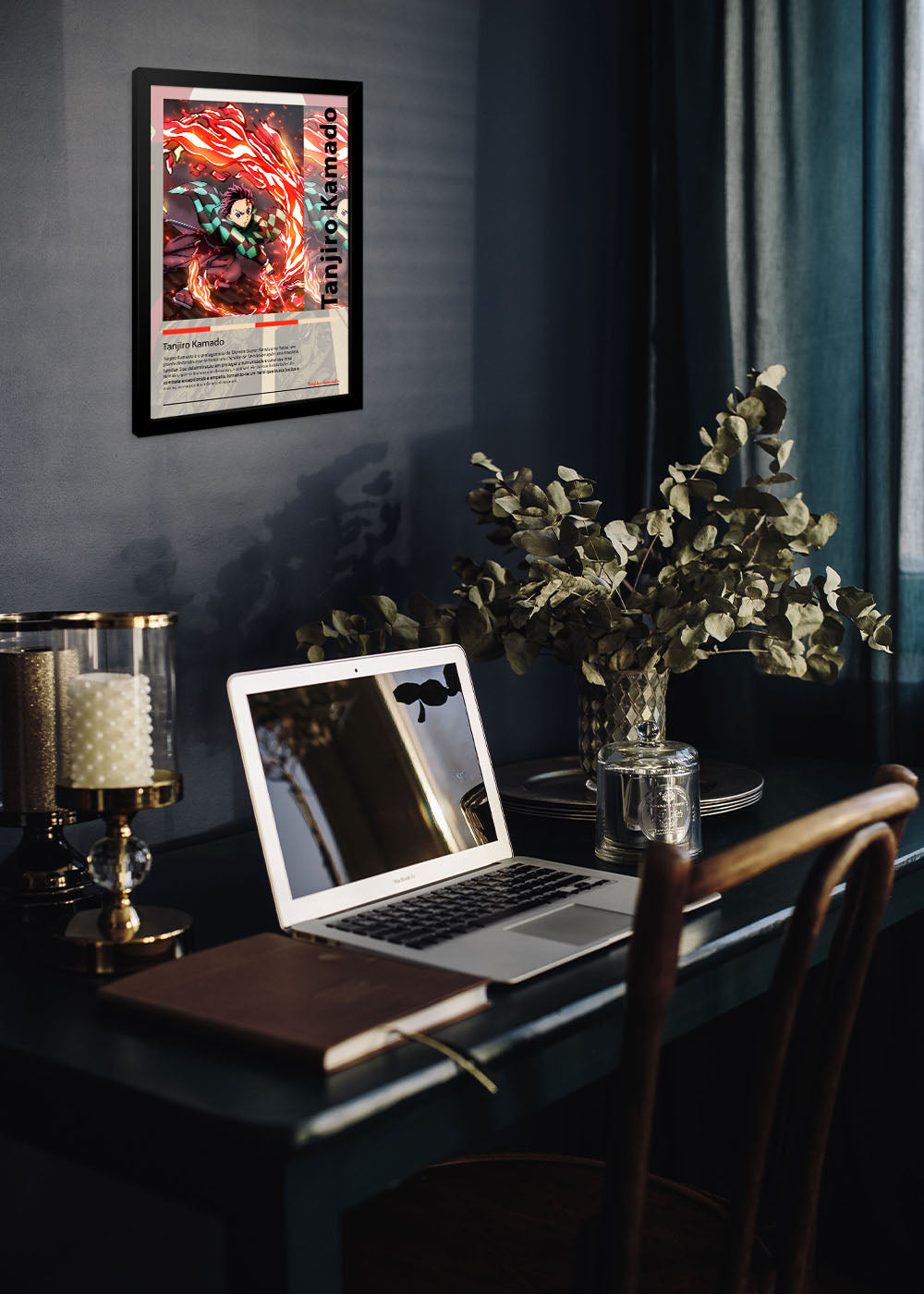 Quadro Tanjiro Kamado - Com vidro