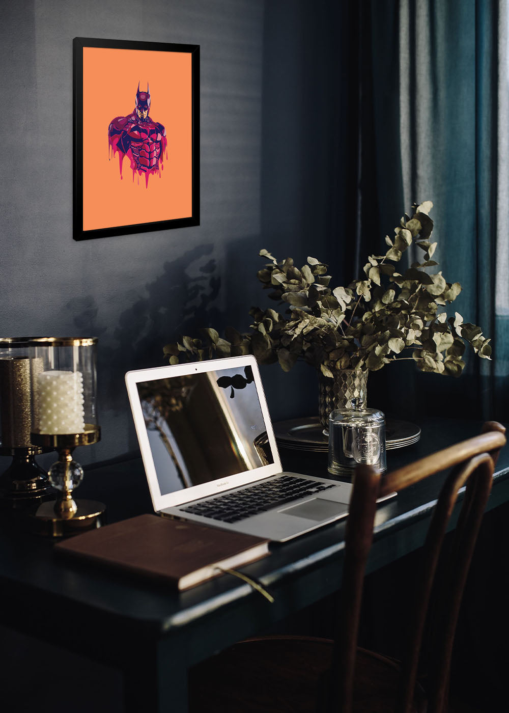 Quadro Decorativo Batman - DC - Com vidro