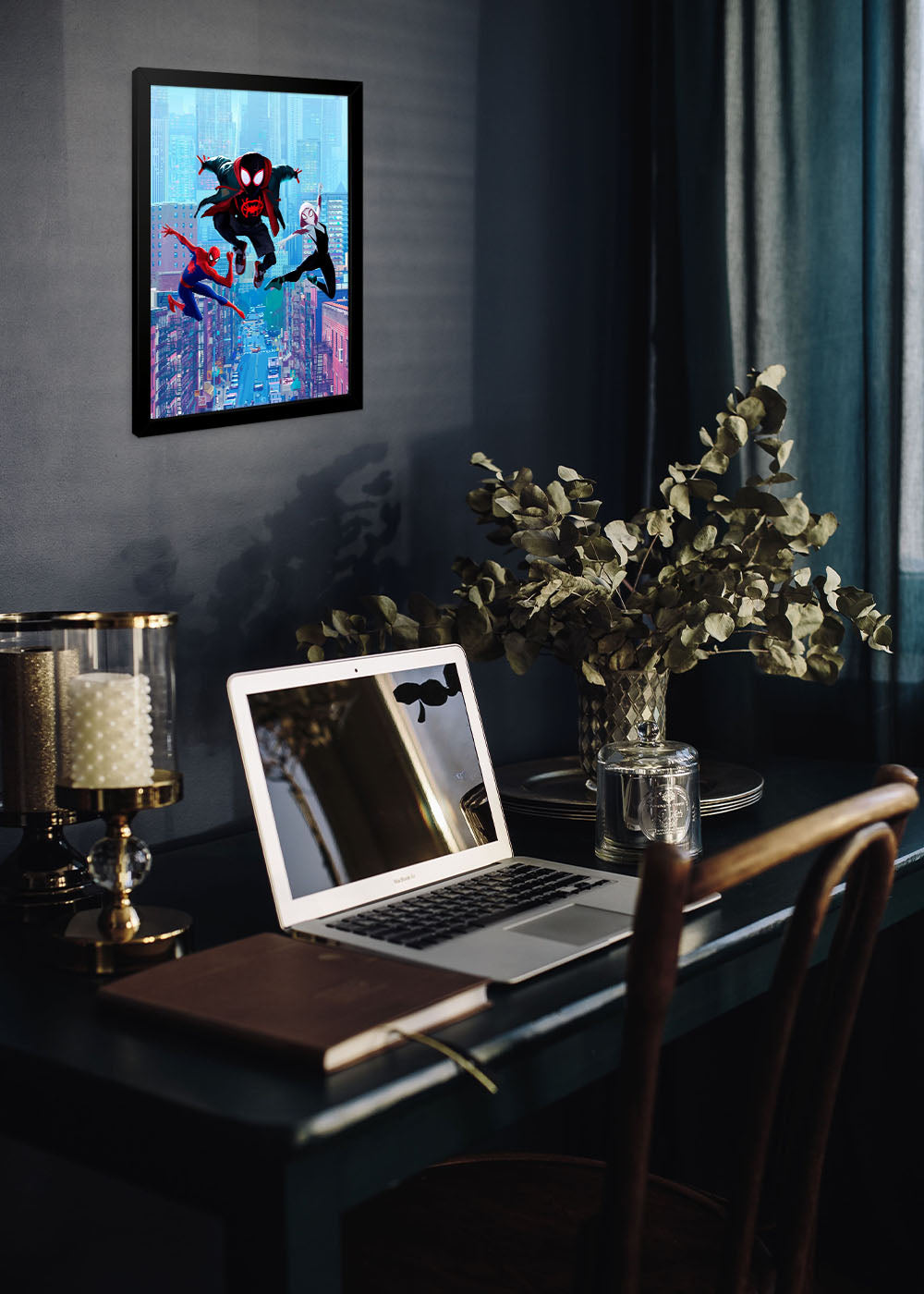 Quadro Decorativo Heroi Marvel - Homem Aranha - Com vidro