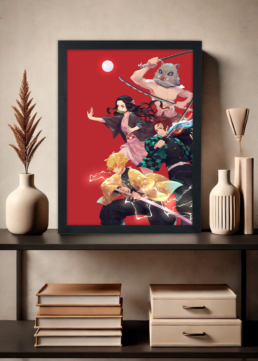 Quadro Decorativo turma de demon slayers