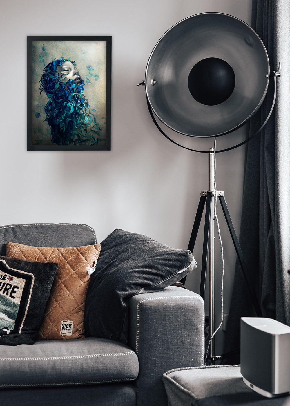 Quadro Decorativo A mãe da natureza - Com vidro