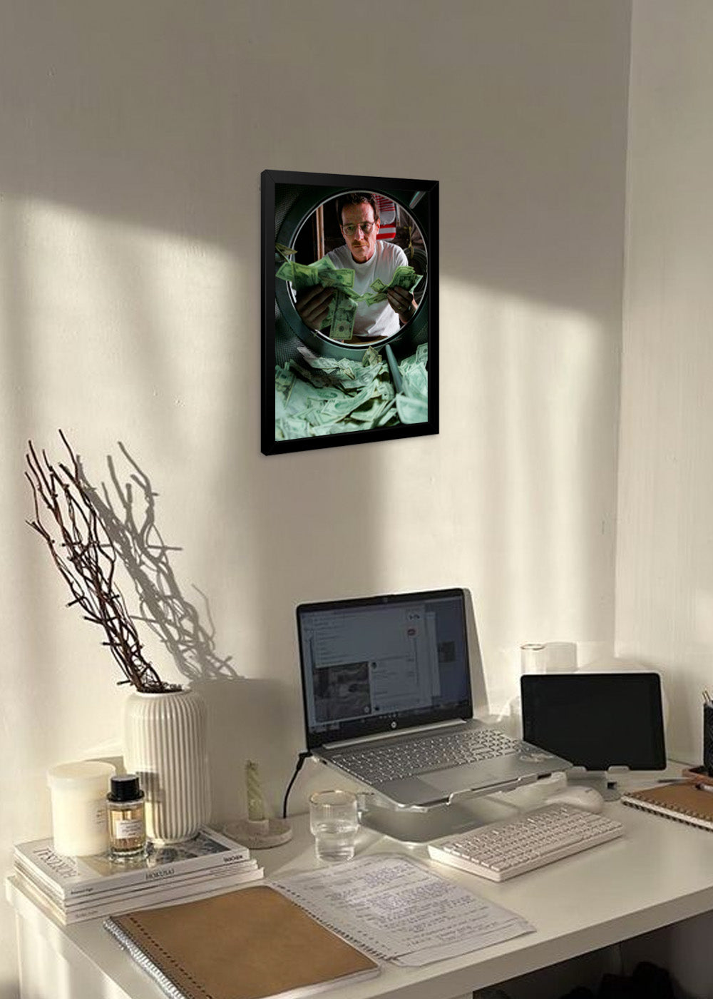 Quadro Breaking Bad Walter White - Com vidro