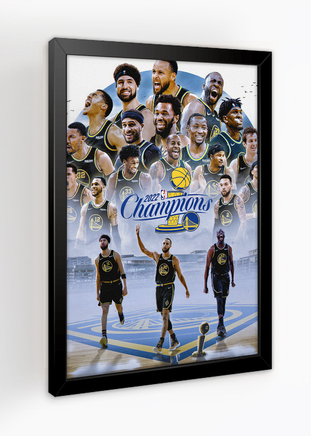 Quadro Golden State Warriors - Com vidro