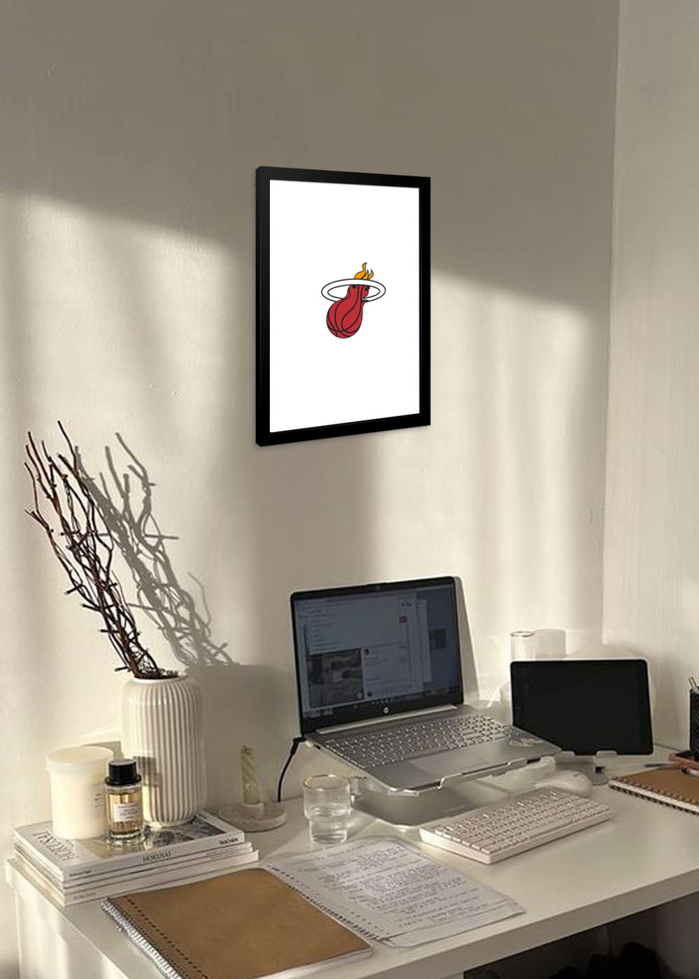 Quadro Miami Heat - Com vidro