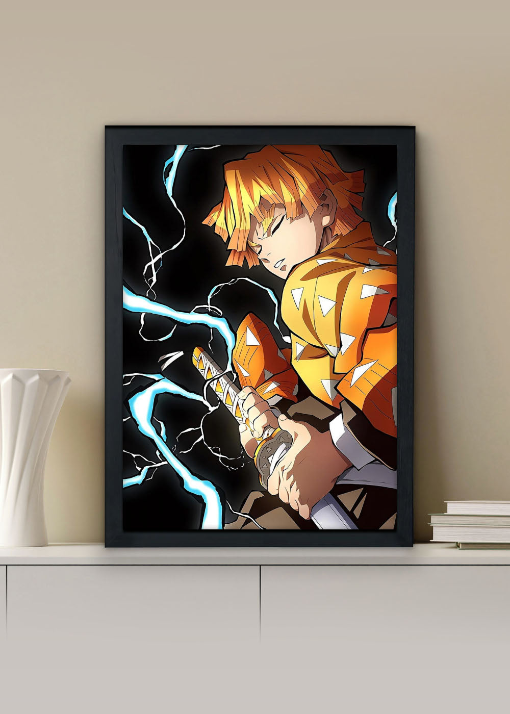 Quadro Demon Slayer: Kimetsu no Yaiba - Com vidro