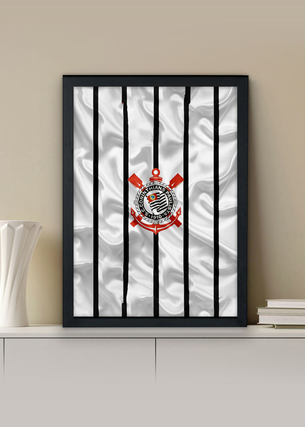 Quadro Corinthians - Com vidro