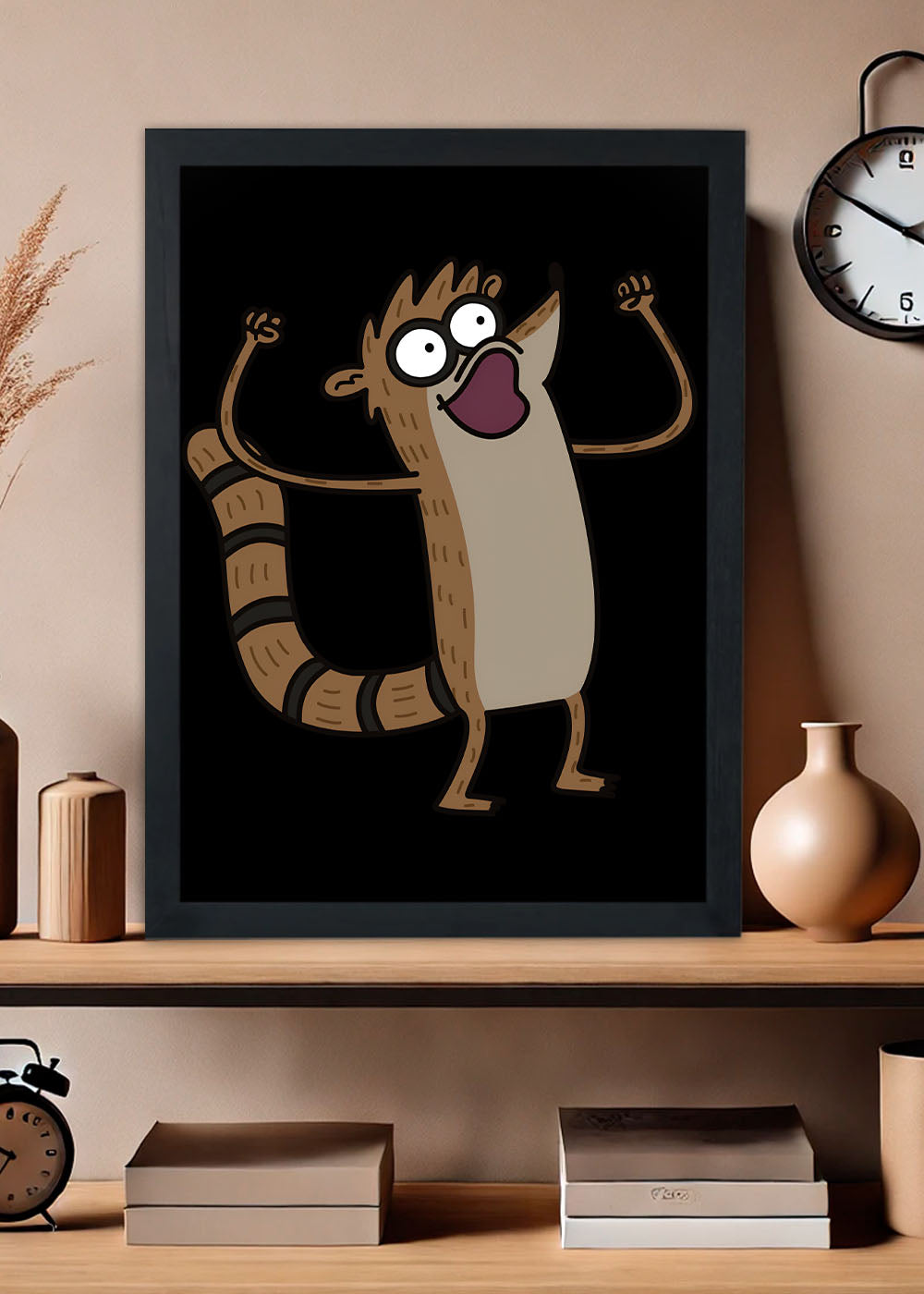 Quadro Decorativo hora do show Rigby