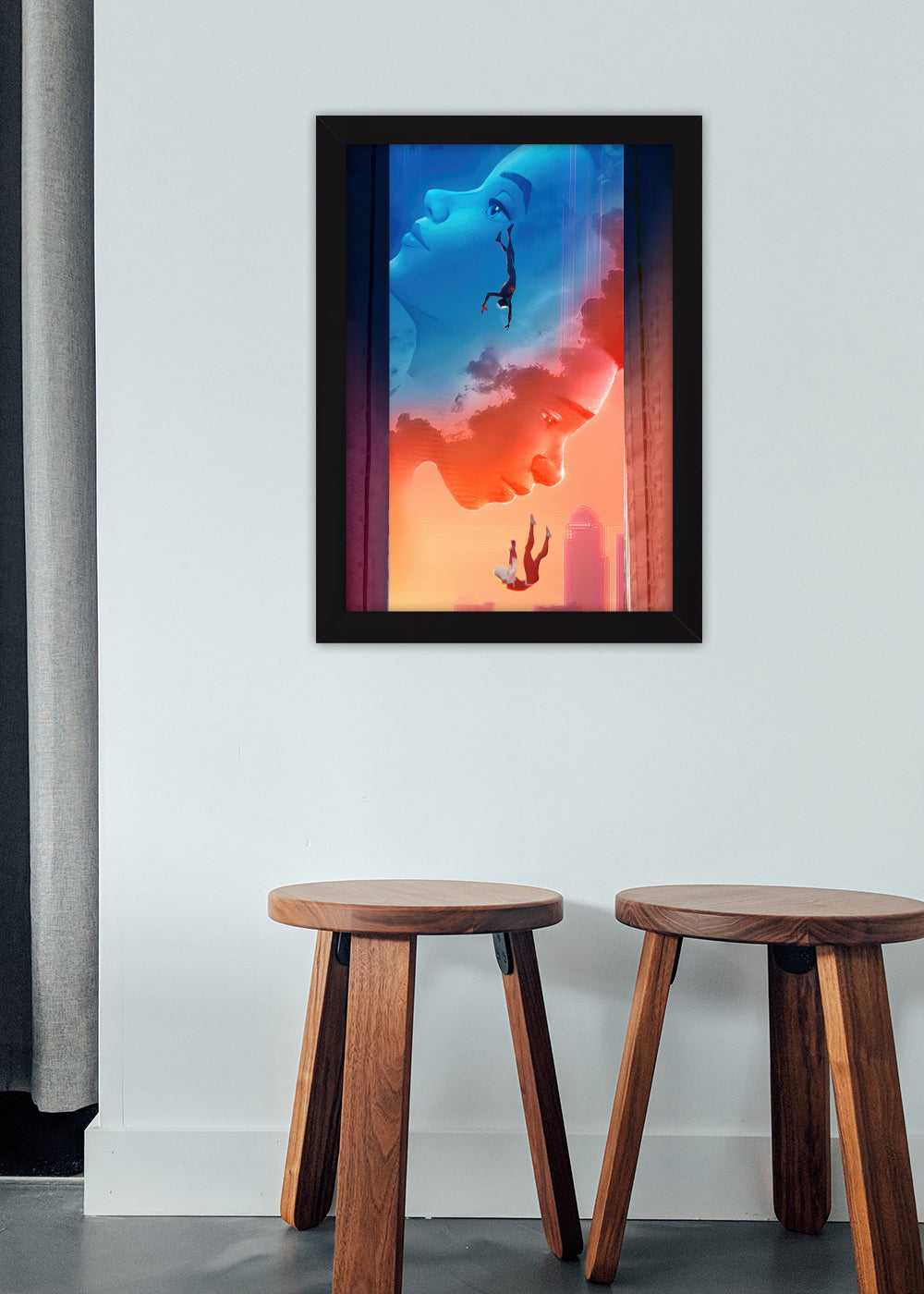 Quadro Homem-aranha No aranha verso - Com vidro