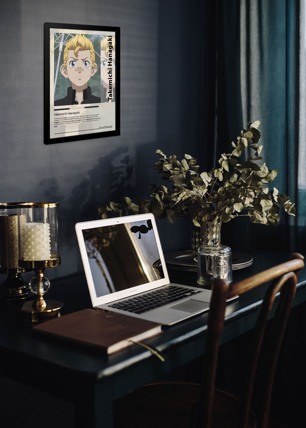 Quadro Decorativo Takemichi Tokyo Revengers - Com vidro