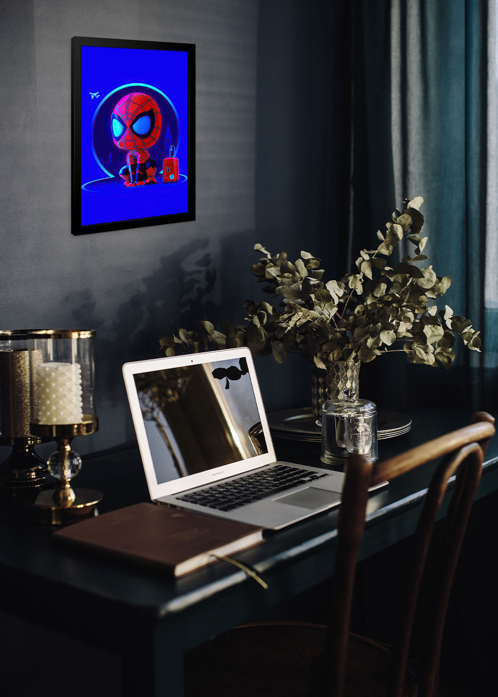 Quadro Homem Aranha Baby - Marvel - Com vidro