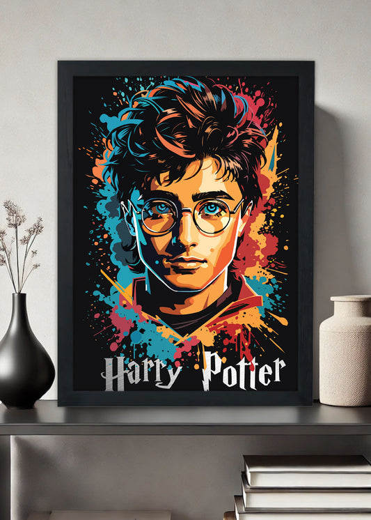 Quadro Decorativo Harry Potter - Com vidro