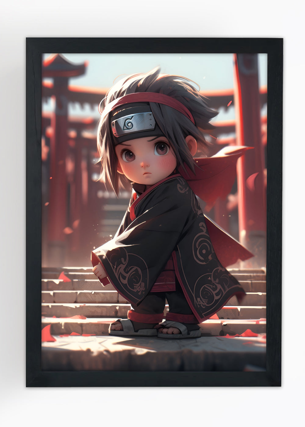 Quadro Itachi Baby - Com vidro