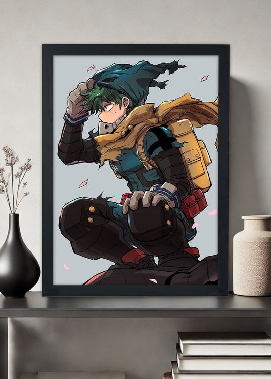 Quadro My Hero Academia - Com vidro