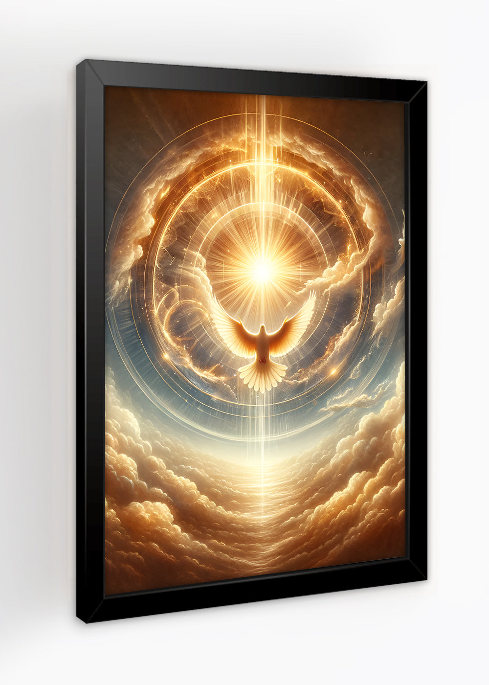 Quadro O espírito santo - Católica - Com vidro