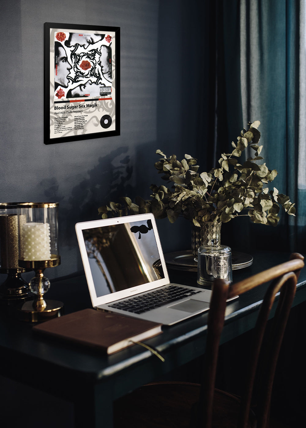 Quadro Blood Sugar... - Red Hot Chili Peppers - Com vidro