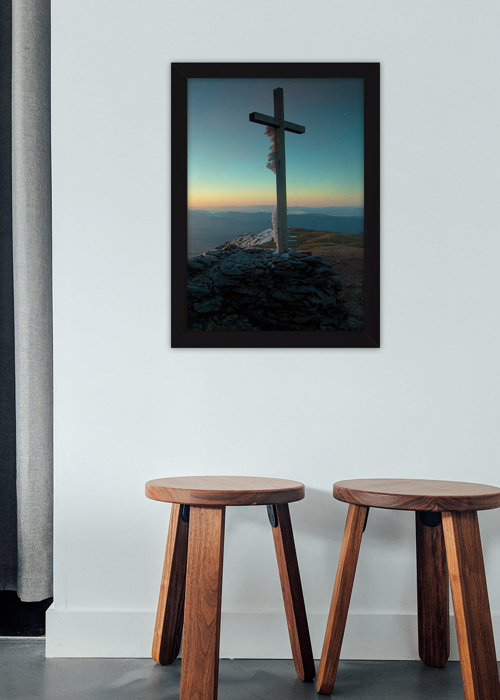 Quadro Cruz de Jesus - Com vidro