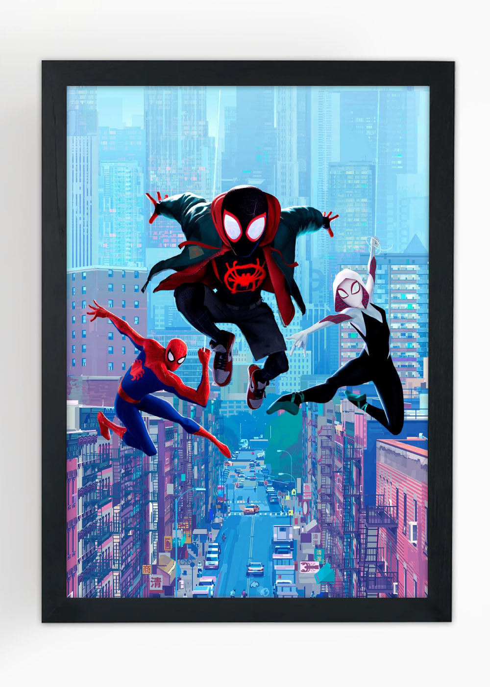 Quadro Decorativo Heroi Marvel - Homem Aranha - Com vidro
