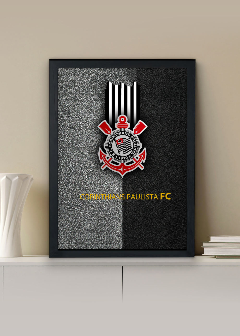 Quadro Corinthians - Com vidro