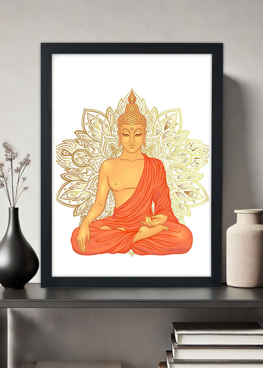 Quadro Buda - Com vidro