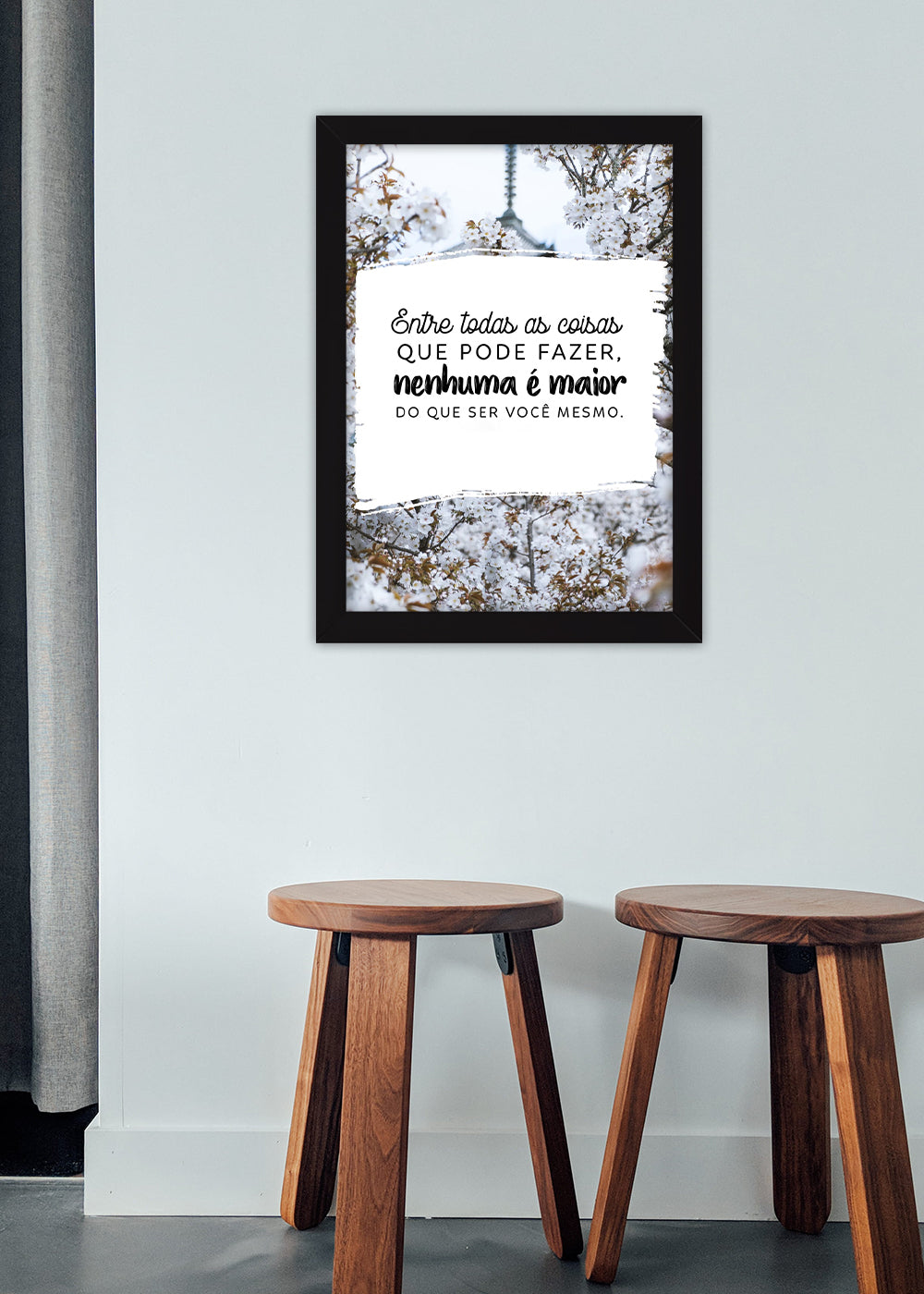 Quadro Decorativo Seja você mesmo - Com