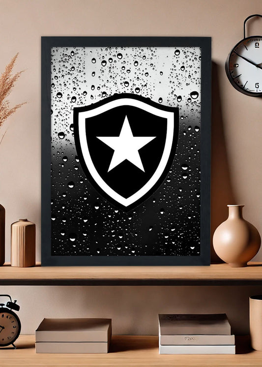 Quadro Botafogo - Com vidro