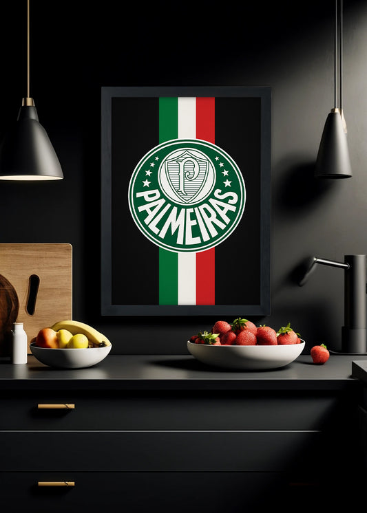 Quadro Decorativo palmeiras vitorioso - Com Vidro
