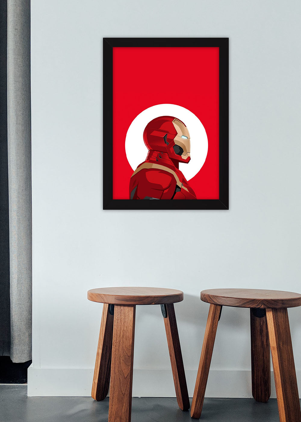 Quadro Marvel - Homem de Ferro - Com vidro
