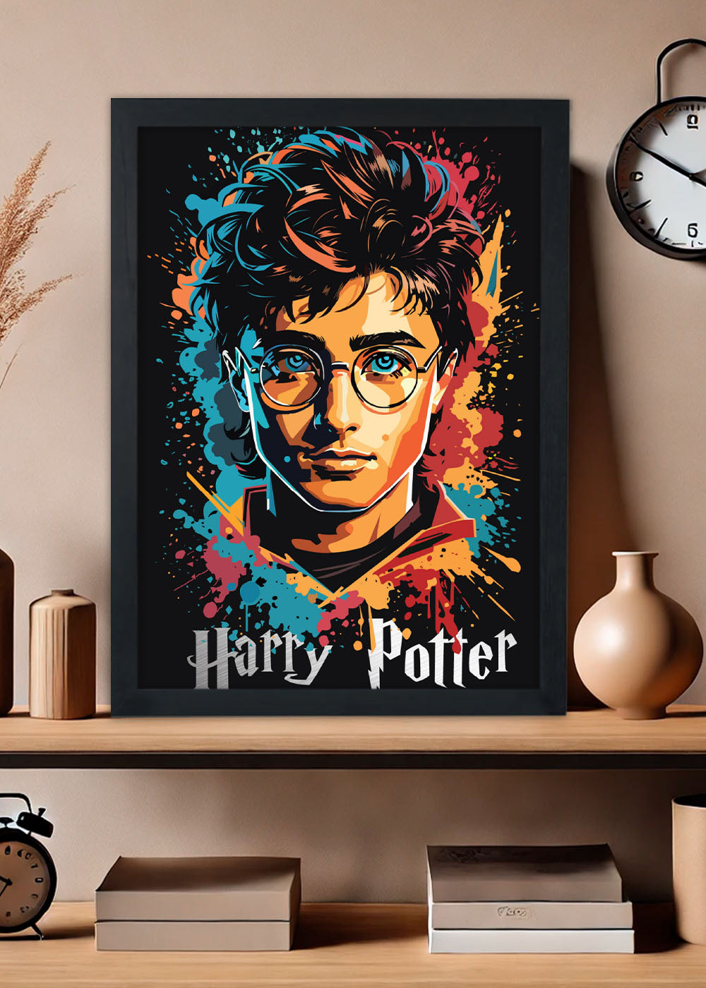 Quadro Decorativo Harry Potter - Com vidro