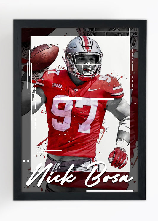 Quadro Decorativo Nick Bosa